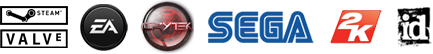 Steam, Valve, EA, Crytek, SEGA, 2K Games, ID Software
