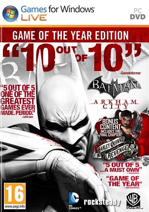 Batman Arkham City GOTY cd key