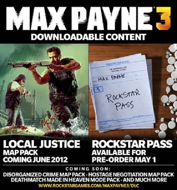 Max Payne 3 Rockstar Pass cd key