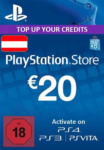 Playstation Network (PSN) Card €20 Euro (Austria) cd key