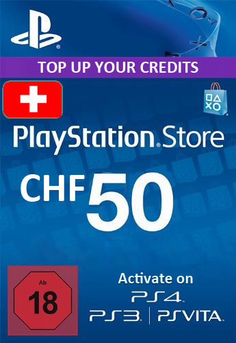 Playstation Network (PSN) Card 50 CHF (Switzerland) cd key