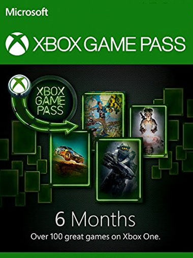 Microsoft Xbox Game Pass 6 Month Membership Card cd key
