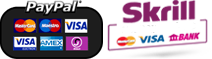 PayPal and Skrill (Moneybookers) Accepted.