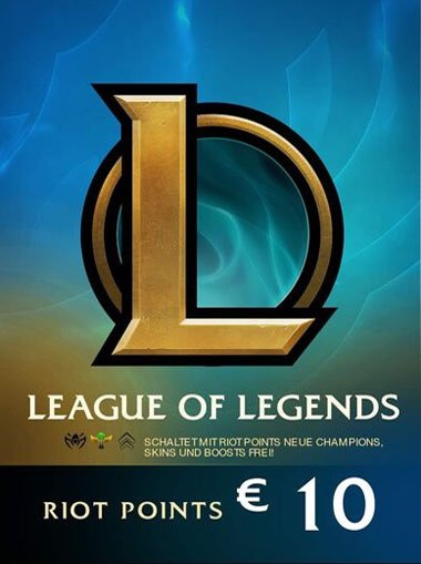 League Of Legends 1380 RP (10 EUR) cd key