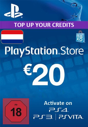 Playstation Network (PSN) Card €20 Euro (Netherlands) cd key