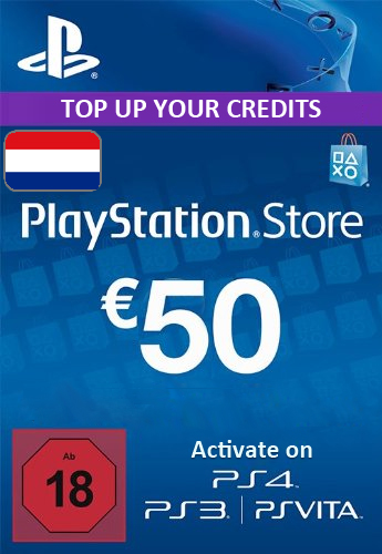 Playstation Network (PSN) Card €50 Euro (Netherlands) cd key