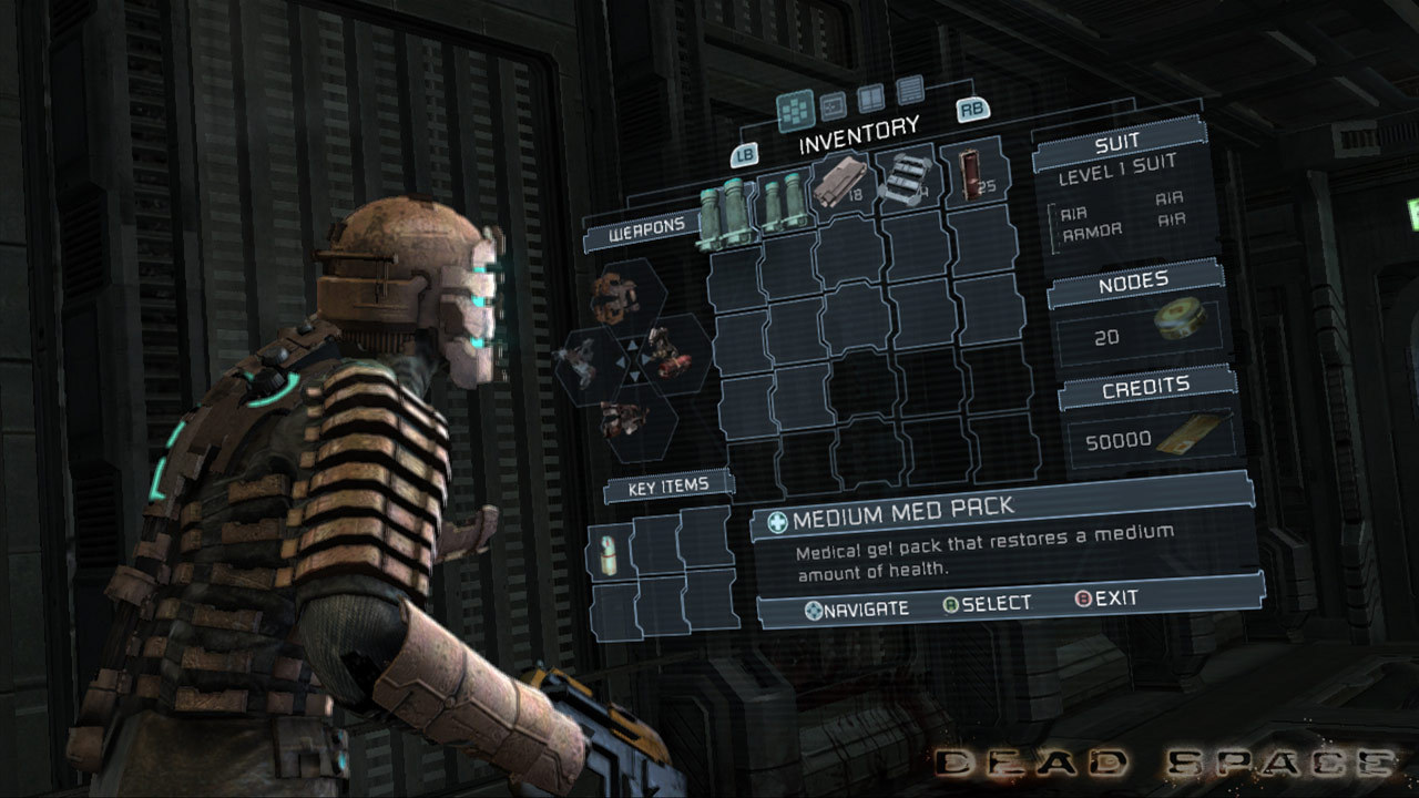dead space free origin dead space free origin