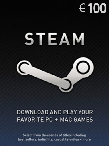 Steam Wallet 100 EUR (EU) cd key