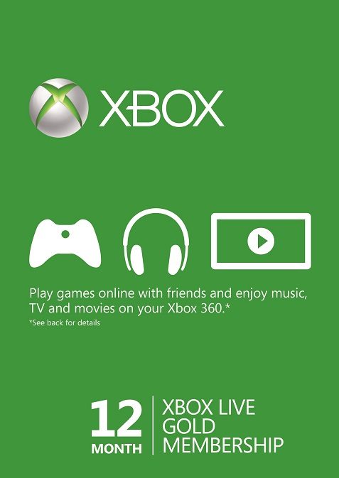 Microsoft Xbox Live 12 Month Gold Membership Card [EU] cd key