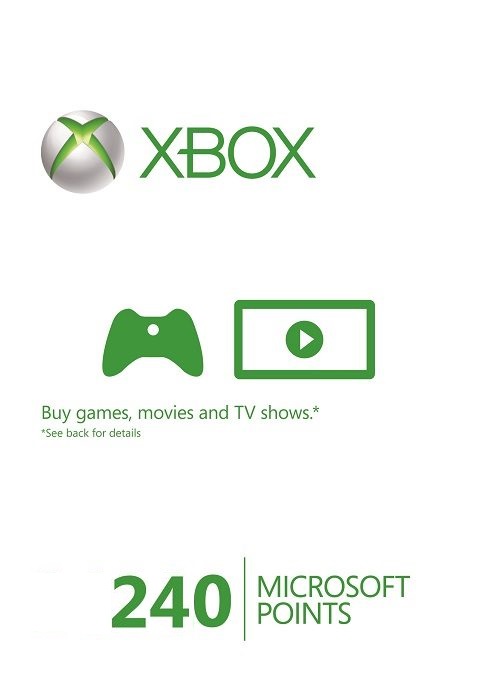 Microsoft Xbox Live 240 Points (EU) cd key