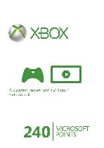Buy Microsoft Xbox Live 240 Points (EU) Game Download
