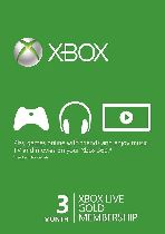Buy Microsoft Xbox Live 3 Month Gold Membership Card Game Download