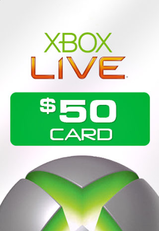 Microsoft Xbox Live $50 Card cd key
